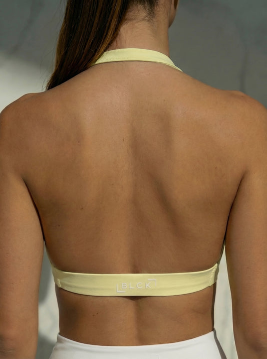 Eve Halterneck Bra Yellow