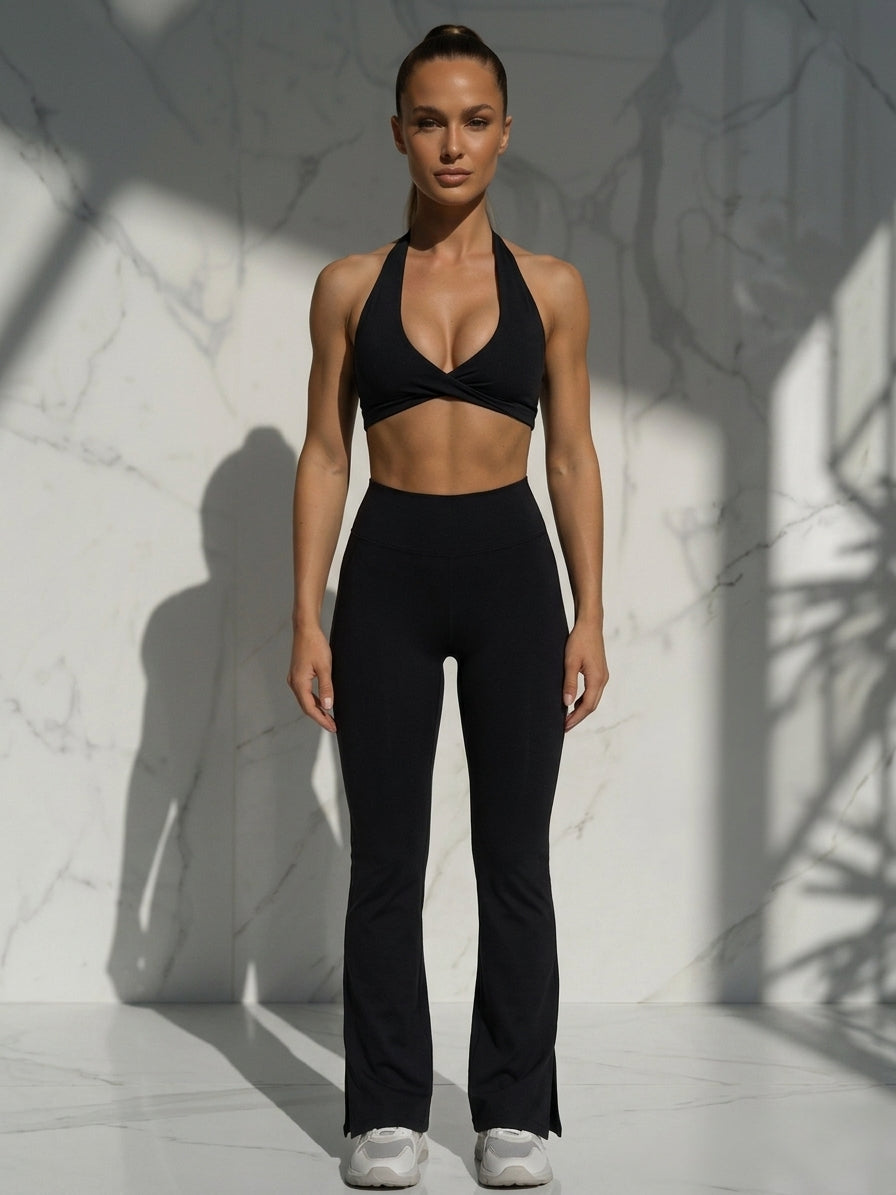 Eve Halterneck Bra Black