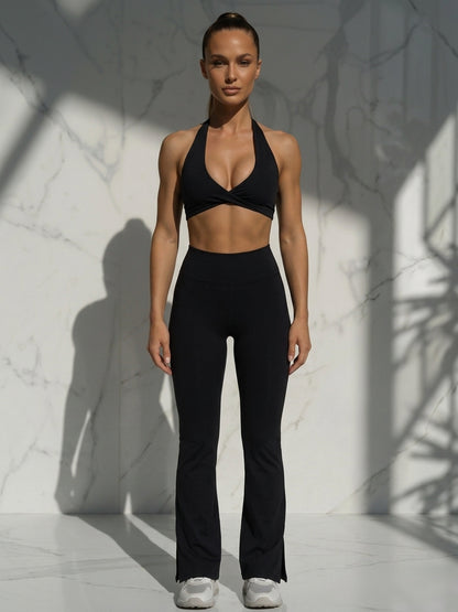 Eve Halterneck Bra Black